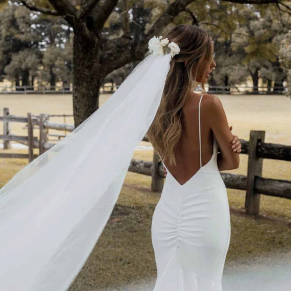 NWT Grace Loves Lace Henri 280cm Cathedral Tulle Veil